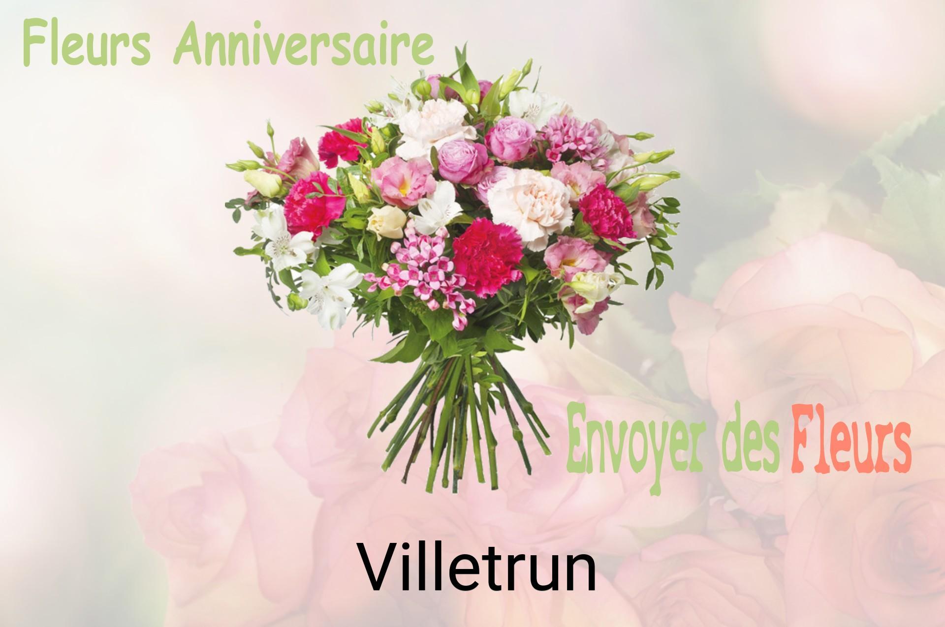Bouquet de fleurs d’anniversaire livré à Villetrun