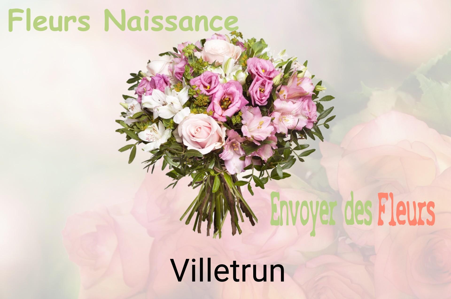 Bouquet de fleurs de naissance livré à Villetrun
